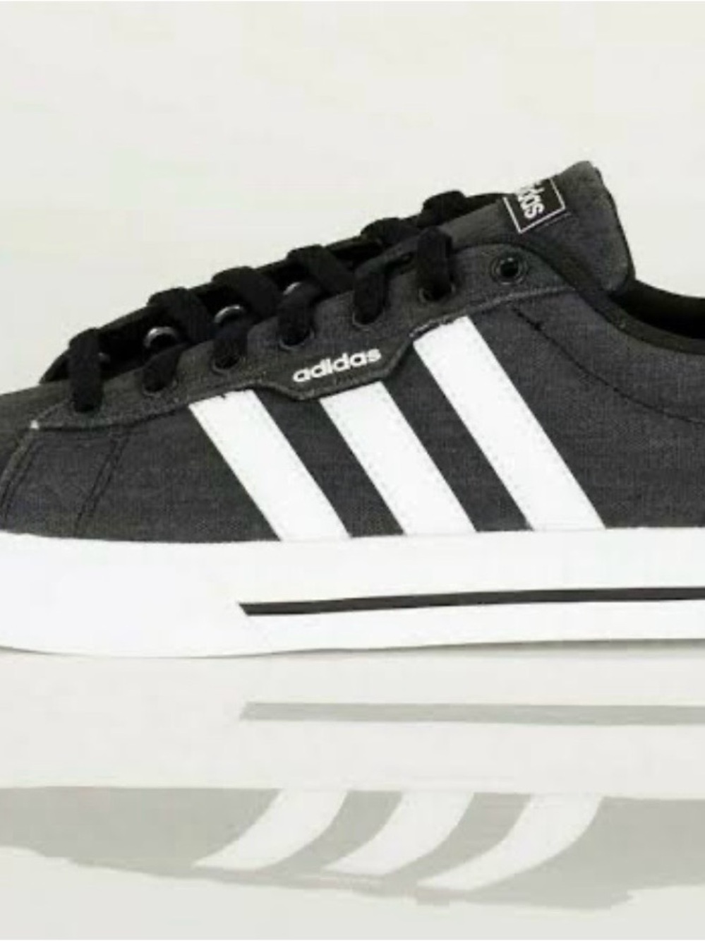 adidas Black and White Low-Top Sneakers